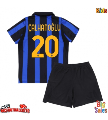 Inter Milan Hakan Calhanoglu #20 Replica Home Stadium Kit for Kids 2026-27 Short Sleeve (+ pants)